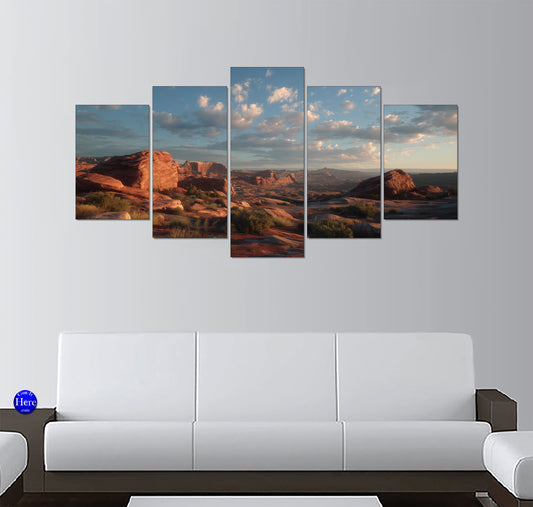 Red Rock Canyon Plateau at Sunrise in the Utah Desert