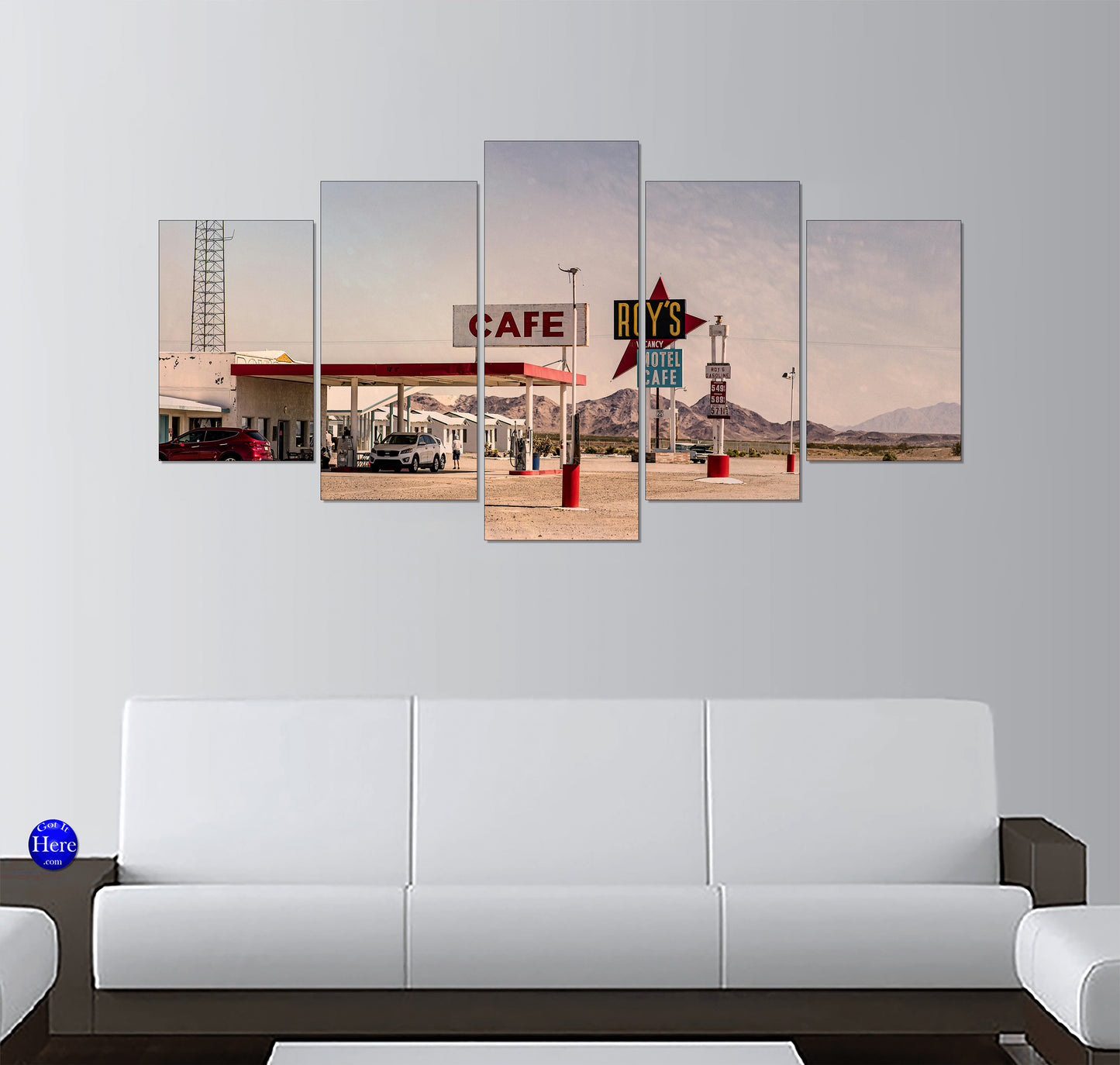 Roy's Motel and Cafe Sign on Route 66 in Amboy, California