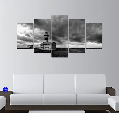 Knarraros Lighthouse Under Storm Clouds, Southern Iceland