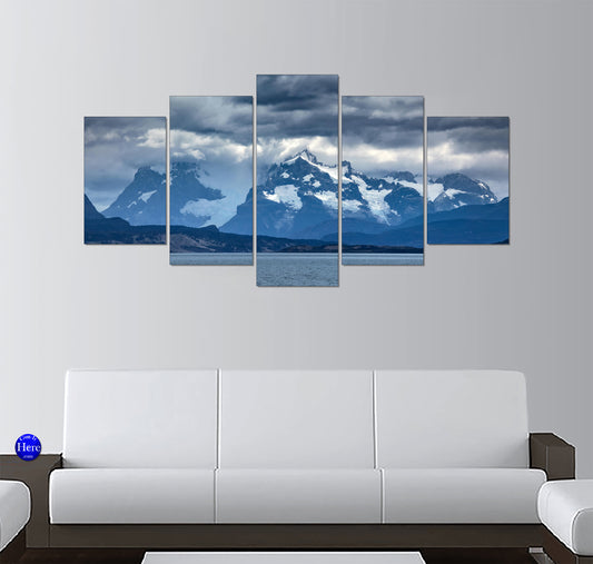 Storm Clouds Over Torres del Paine in Patagonia