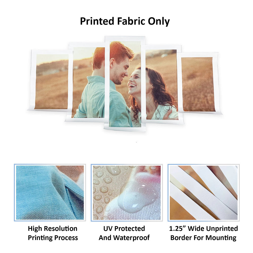 Chef Slicing Fresh Sashimi at Vibrant Food Stall 5 Panel Canvas Print Wall Art