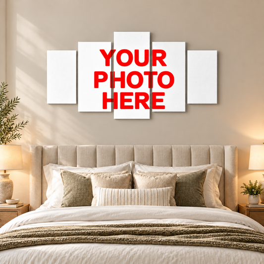 Custom 5 Panel Canvas Print Wall Art - Do It Yourself (DIY) Or Let Us Do It For You (LUDIFY)!