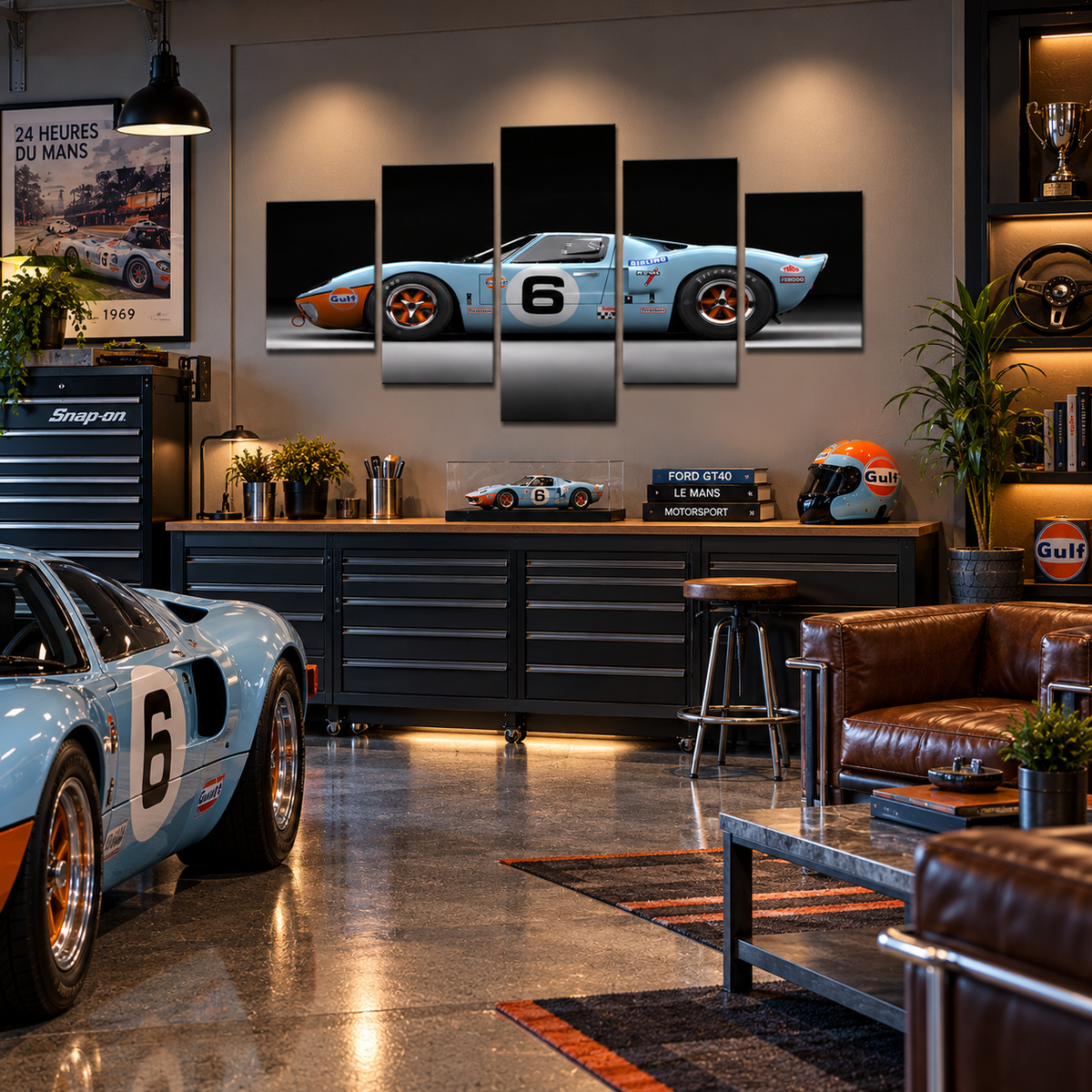 1969 Ford GT40 Mk I Gulf P/1075 Le Mans Winner