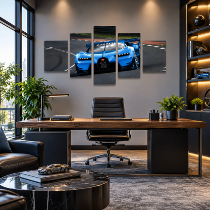 Bugatti Vision Gran Turismo Concept Hypercar on the Racetrack