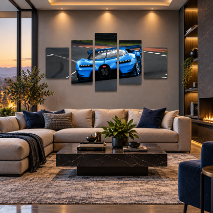 Bugatti Vision Gran Turismo Concept Hypercar on the Racetrack