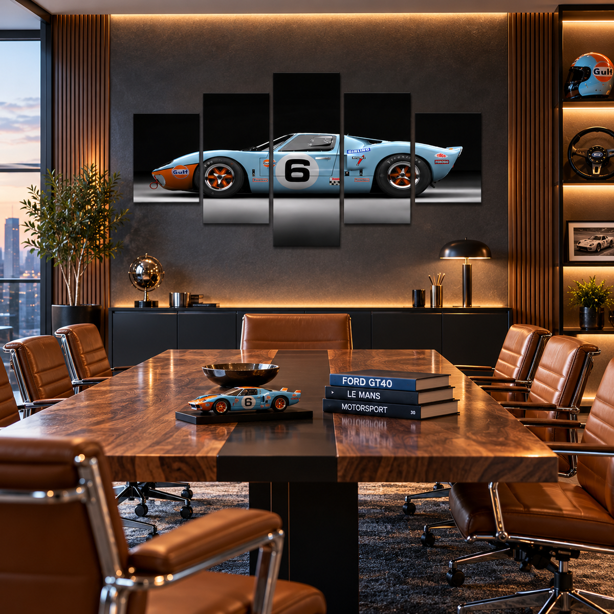 1969 Ford GT40 Mk I Gulf P/1075 Le Mans Winner