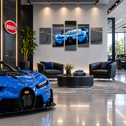 Bugatti Vision Gran Turismo Concept Hypercar on the Racetrack