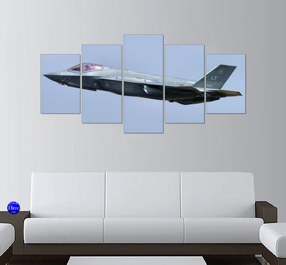 Lockheed Martin F-35A Lightning II Stealth Fighter in Flight
