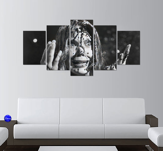Carrie Movie Stephen King 5 Panel Canvas Print Wall Art