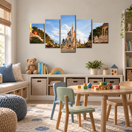 Cinderella Castle at Magic Kingdom in Morning Light