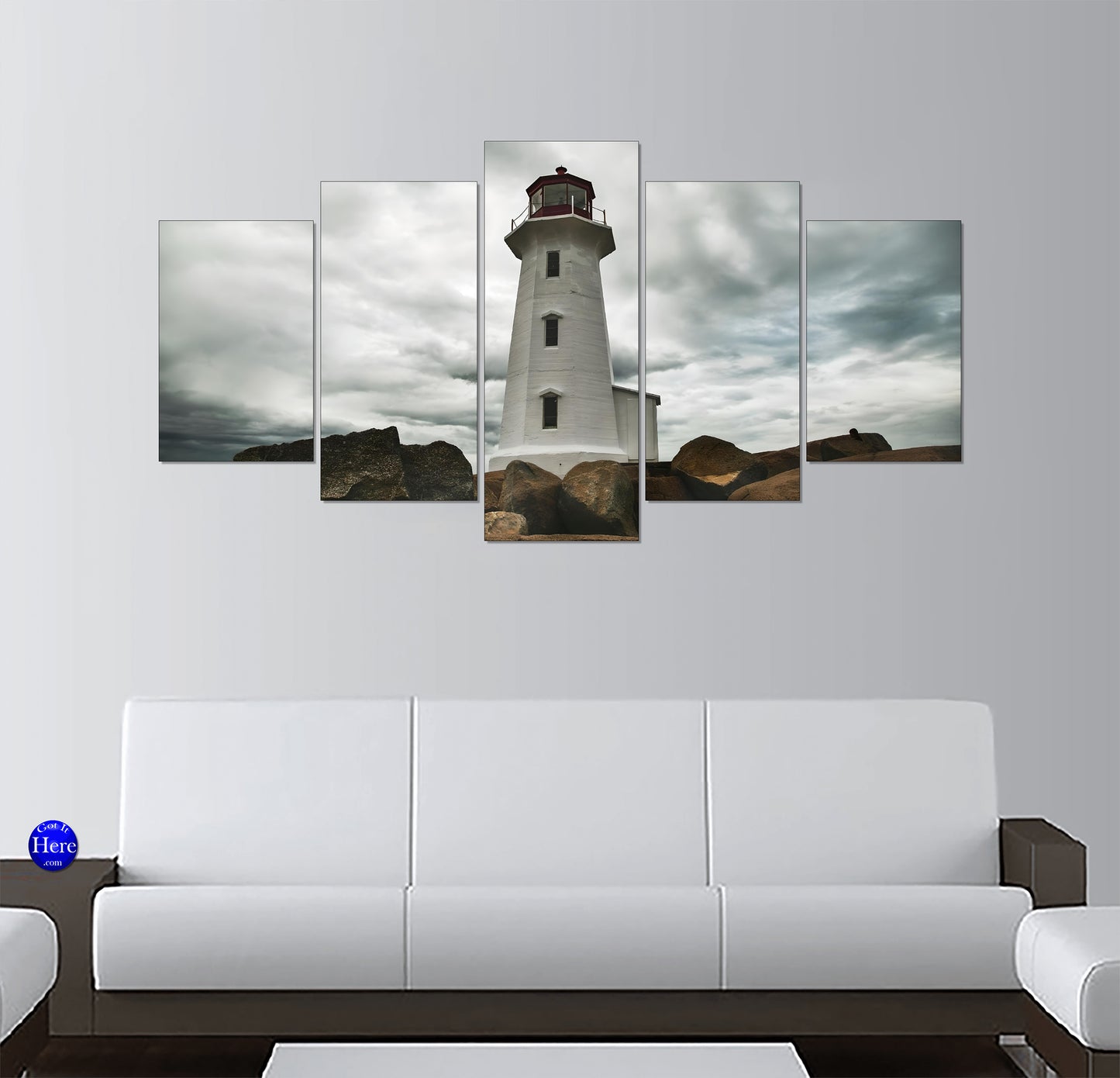 Peggy's Point Lighthouse on the Granite Coast of Peggy's Cove, Nova Scotia