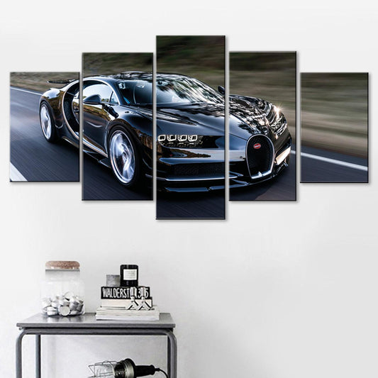 Bugatti Chiron 5 Panel Canvas Print Wall Art - GotItHere.com