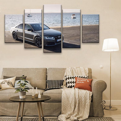 Audi S8 5 Panel Canvas Print Wall Art - GotItHere.com