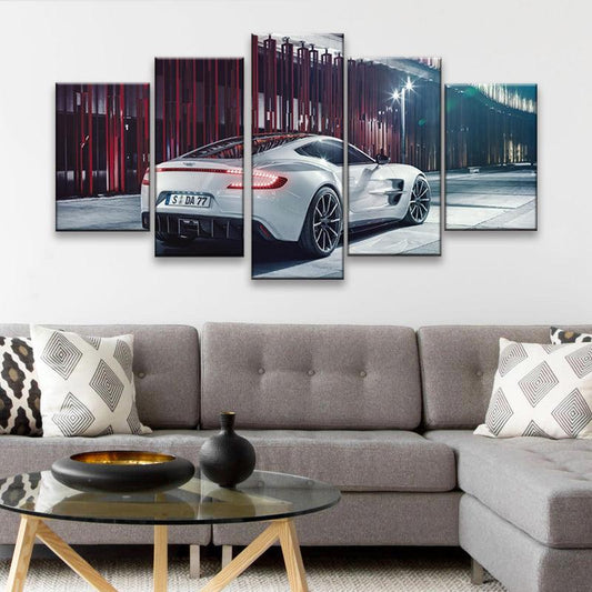 Aston Martin DBS 5 Panel Canvas Print Wall Art - GotItHere.com