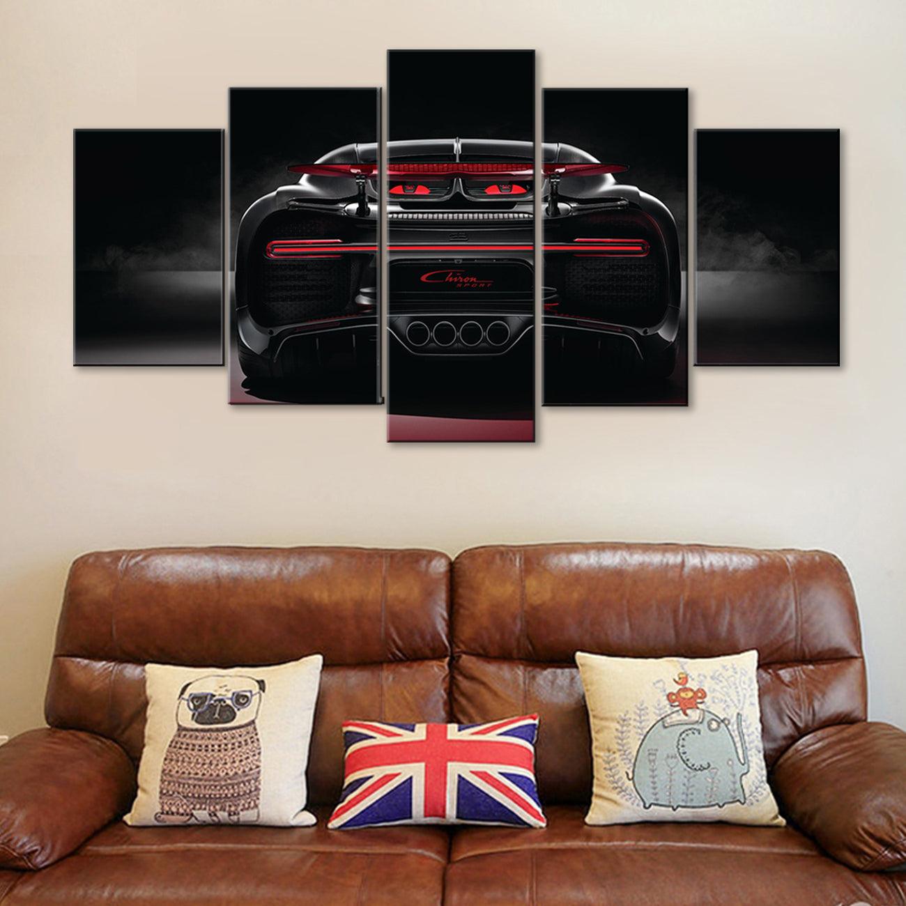 Bugatti Chiron Sport 5 Panel Canvas Print Wall Art - GotItHere.com
