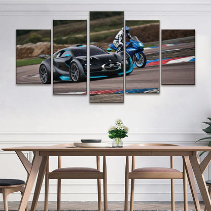 Citroen GT 5 Panel Canvas Print Wall Art - GotItHere.com
