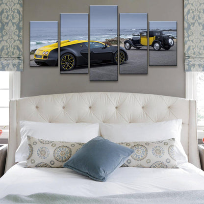 Bugatti Veyron 5 Panel Canvas Print Wall Art - GotItHere.com