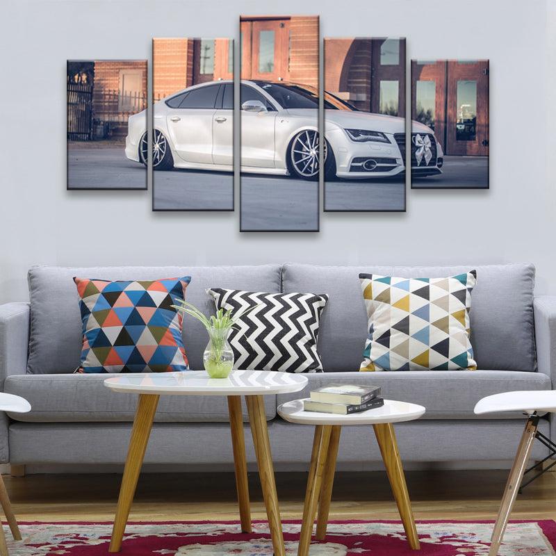 Audi S7 5 Panel Canvas Print Wall Art - GotItHere.com