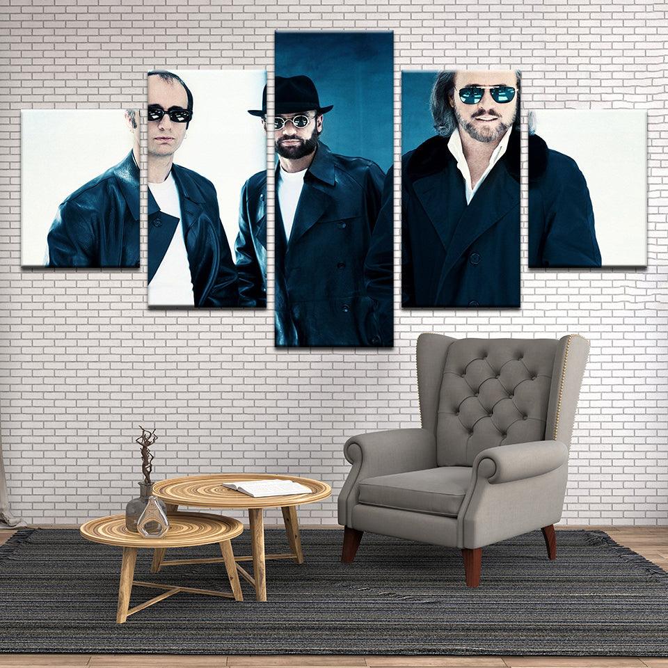Bee Gees 5 Panel Canvas Print Wall Art - GotItHere.com
