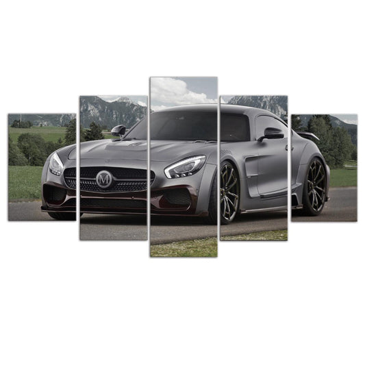 Mercedes-Benz AMG Mansory GT 5 Panel Canvas Print Wall Art - GotItHere.com
