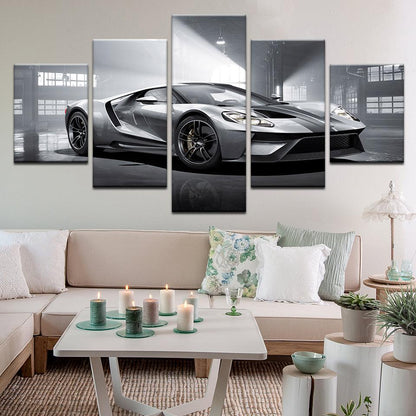 Ford GT 5 Panel Canvas Print Wall Art - GotItHere.com