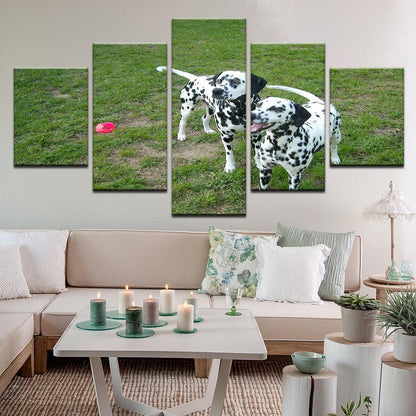 Dalmatians 5 Panel Canvas Print Wall Art - GotItHere.com