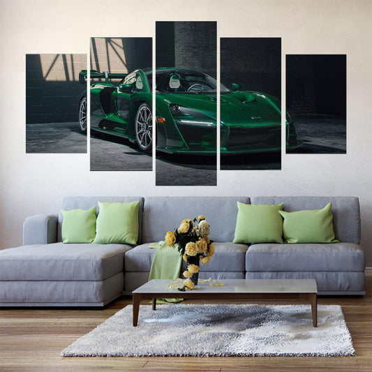 McLaren Senna 5 Panel Canvas Print Wall Art - GotItHere.com