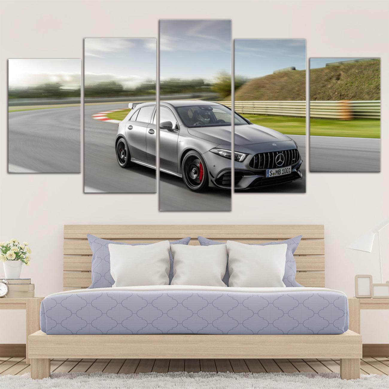 Mercedes-Benz AMG A45 5 Panel Canvas Print Wall Art - GotItHere.com