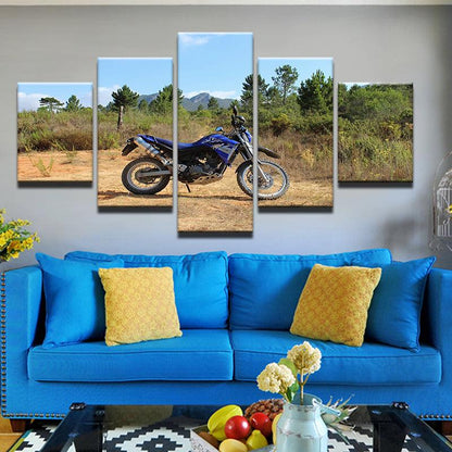 Dirt Bike Yamaha XT660R 5 Panel Canvas Print Wall Art - GotItHere.com