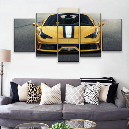 Ferrari 458 Speciale 5 Panel Canvas Print Wall Art - GotItHere.com