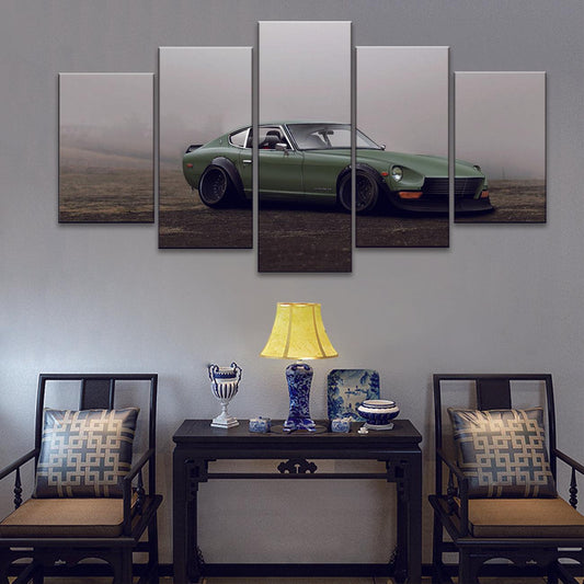 Nissan 240Z 5 Panel Canvas Print Wall Art - GotItHere.com