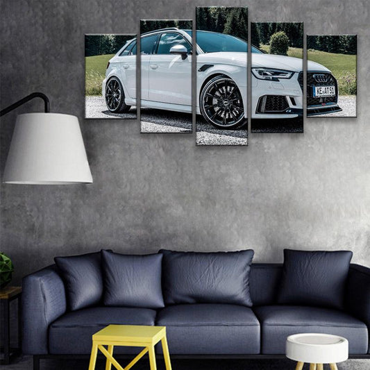 Audi RS3 Sportback by ABT 5 Panel Canvas Print Wall Art - GotItHere.com