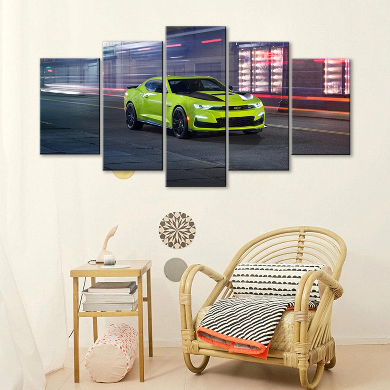 Chevrolet Camaro Chevy 5 Panel Canvas Print Wall Art - GotItHere.com