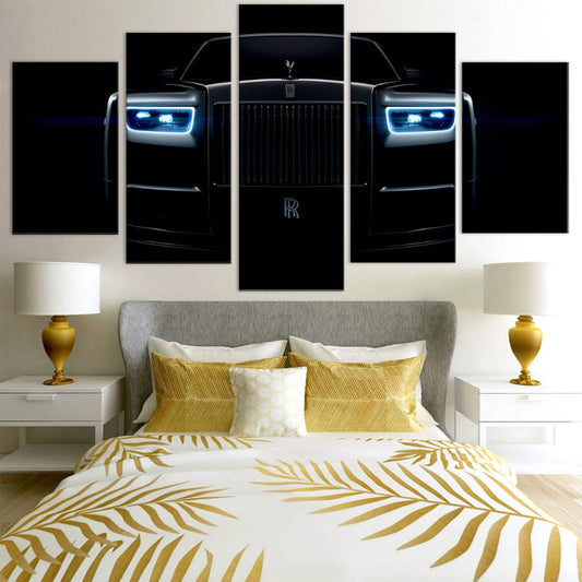 Rolls Royce 5 Panel Canvas Print Wall Art - GotItHere.com