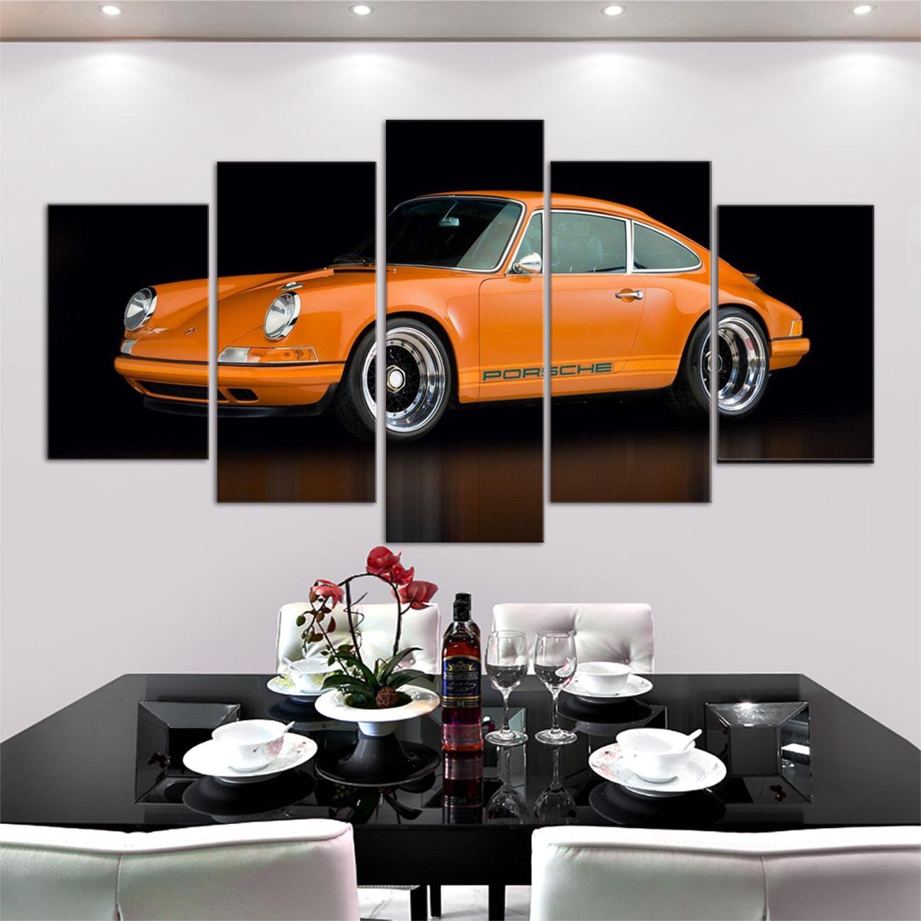 Porsche 911 5 Panel Canvas Print Wall Art - GotItHere.com