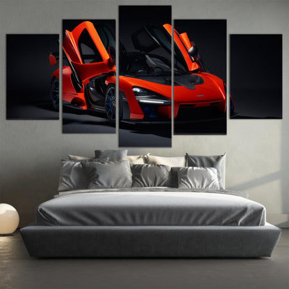 McLaren Senna 5 Panel Canvas Print Wall Art - GotItHere.com