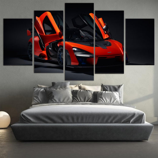 McLaren Senna 5 Panel Canvas Print Wall Art - GotItHere.com