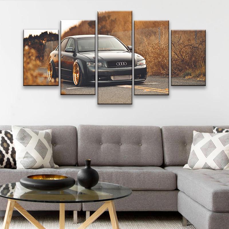 Audi A4 5 Panel Canvas Print Wall Art - GotItHere.com