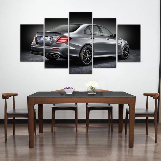 Mercedes E63 5 Panel Canvas Print Wall Art - GotItHere.com