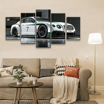 Bentley Continental GT3 5 Panel Canvas Print Wall Art - GotItHere.com