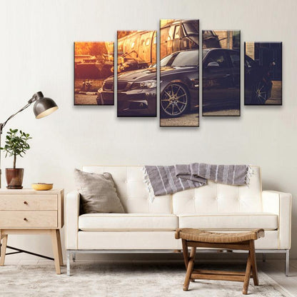 BMW E90 5 Panel Canvas Print Wall Art - GotItHere.com