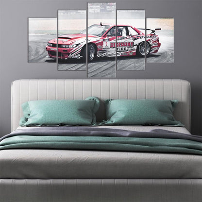 Nissan 200SX 5 Panel Canvas Print Wall Art - GotItHere.com