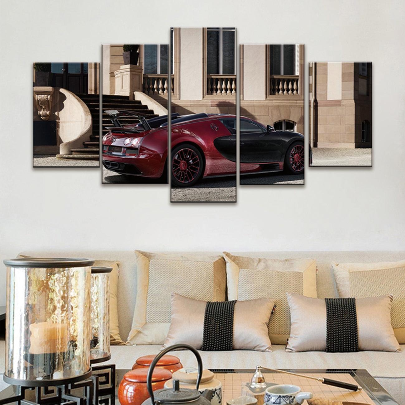 Bugatti Veyron SS 5 Panel Canvas Print Wall Art - GotItHere.com