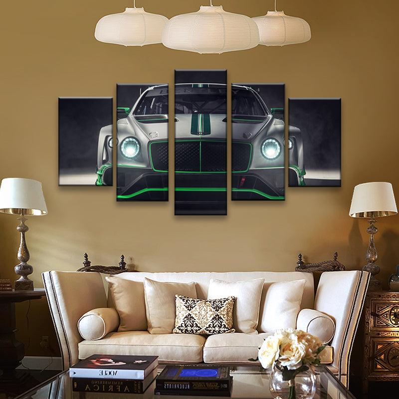 Bentley Continental GT3 5 Panel Canvas Print Wall Art - GotItHere.com