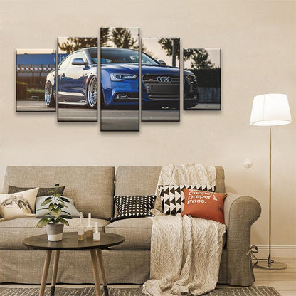 Audi S5 5 Panel Canvas Print Wall Art - GotItHere.com