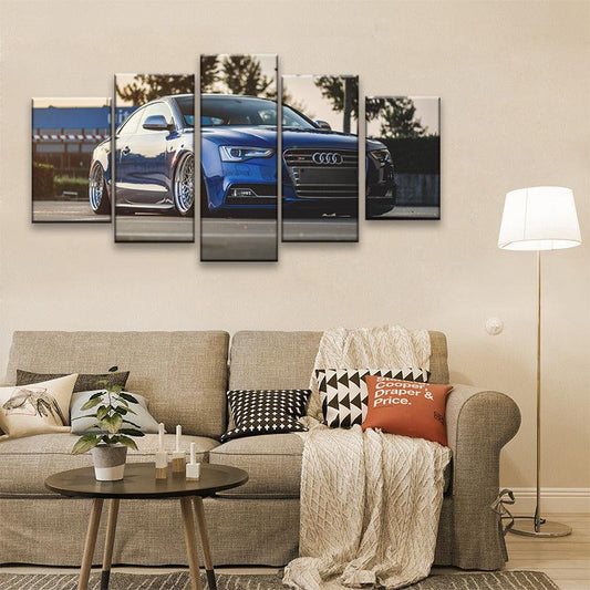 Audi S5 5 Panel Canvas Print Wall Art - GotItHere.com