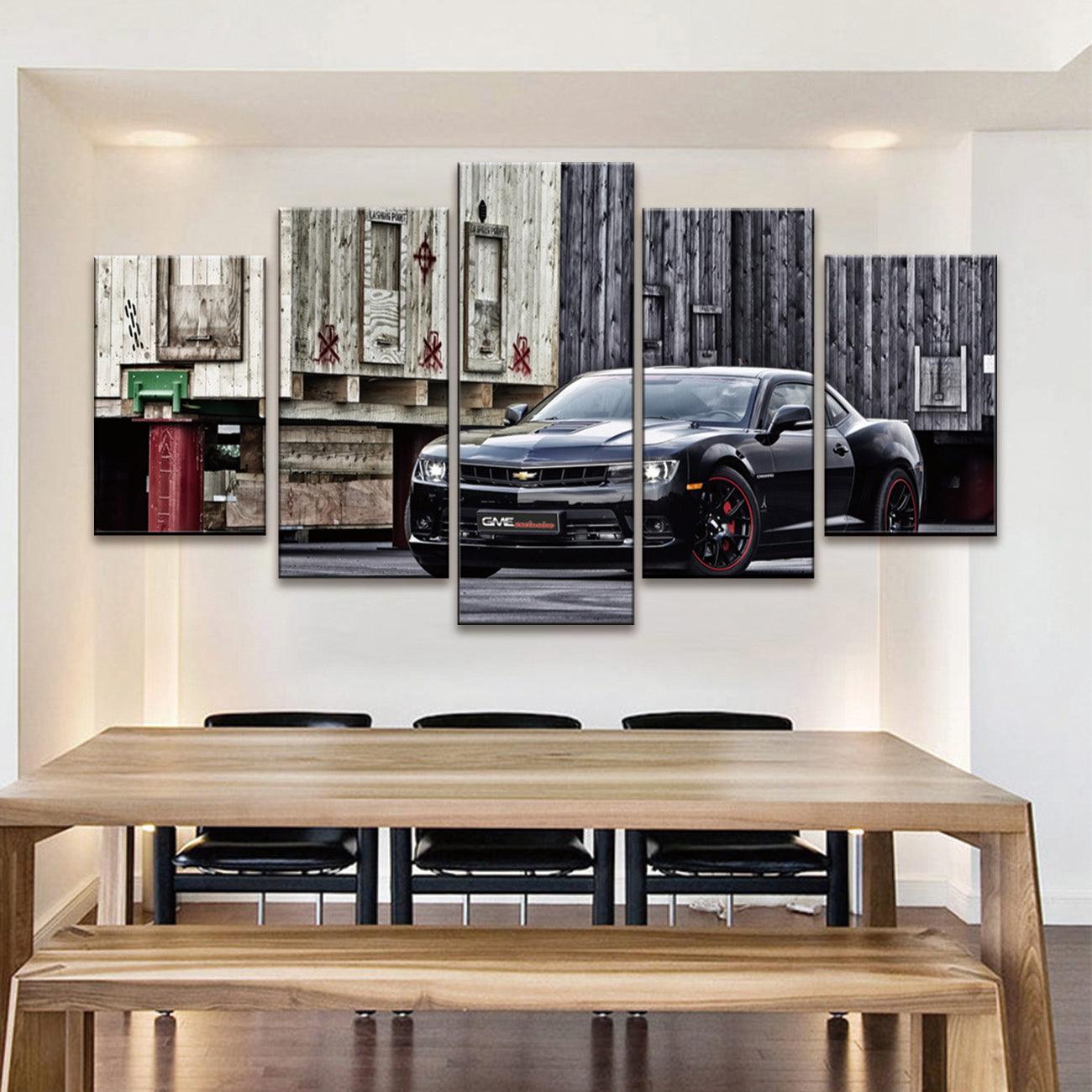 Chevy Camaro Chevrolet 5 Panel Canvas Print Wall Art - GotItHere.com