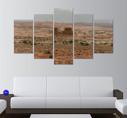 Arches National Park Moab Utah 5 Panel Canvas Print Wall Art - GotItHere.com