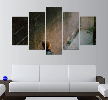 Seattle Urban Exploration 5 Panel Canvas Print Wall Art - GotItHere.com