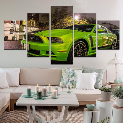 Ford Mustang 5 Panel Canvas Print Wall Art - GotItHere.com